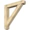 Ekena Millwork Traditional Craftsman Rough Sawn Bracket w/ Offset Brace, Douglas Fir, 8"W x 48"D x 48"H BKT0806X48X48TRA04RDF - alternate 1